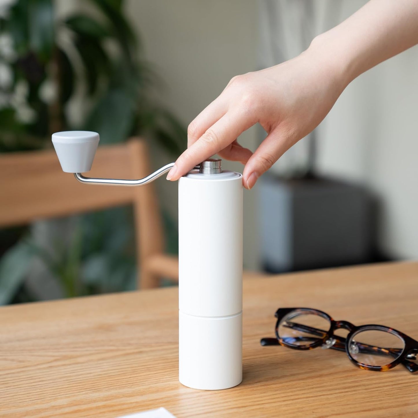 TIMEMORE Chestnut C2 MAX Manual Coffee Grinder with Adjustable Coarseness, Capacity 30g with CNC Stainless Steel Conical Burr, Pour Over Coffee for Hand Grinder of Office Home Traveling Camping