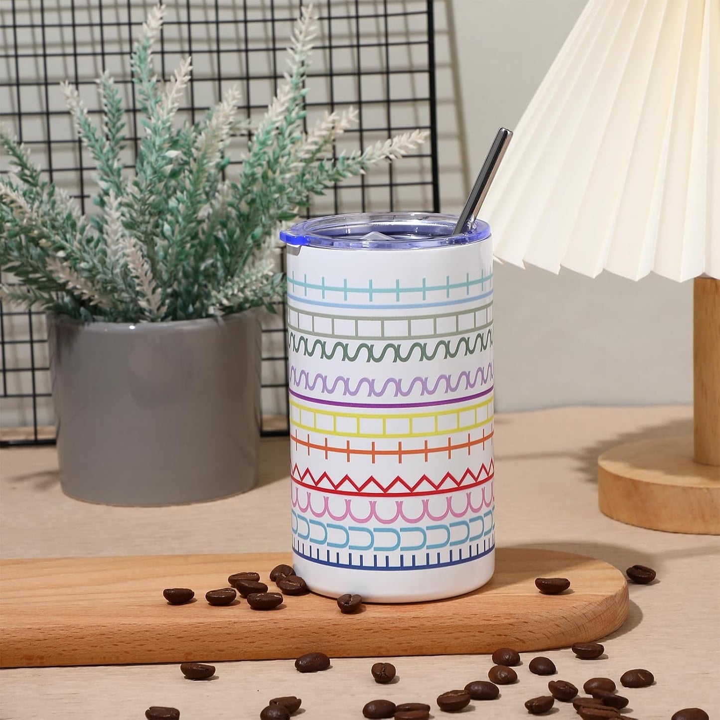 Geiserailie Hidden Message Tumbler Coffee Travel Insulated Mug Skinny Tumbler with Lid and Straw Gift Cup for Bestie Friend Coworker(12 oz)