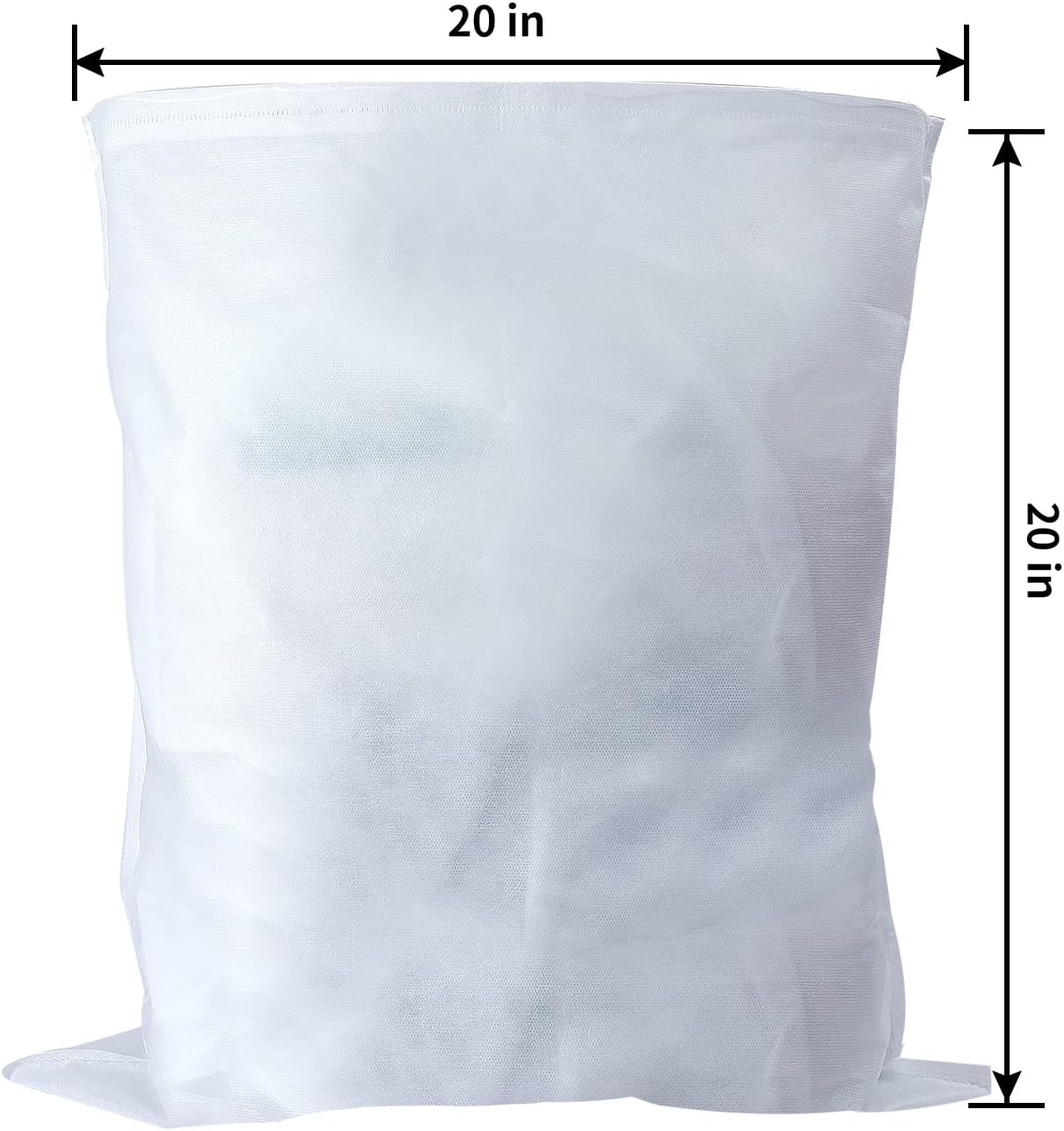 100 Pack Cold Brew Coffee Filters, 20" X 20" Commercial Cold Brew Filters, Filter Bag for Brew Up To 5 LBS Coffee, 5 Gallon Coffee Filter