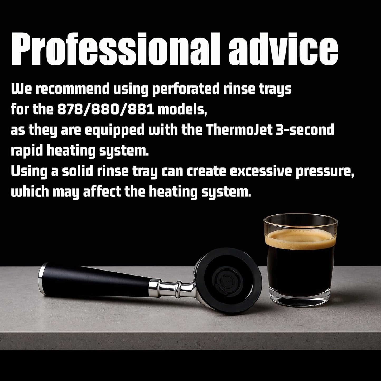 54mm Cleaning Disc Replacement for Breville Espresso Backflush Cleaning Disc for Breville Compatible with BES870/BES878/BES876/BES840/BES880/BES881/BES810/881 (54mm Glossy Gray (No Holes))