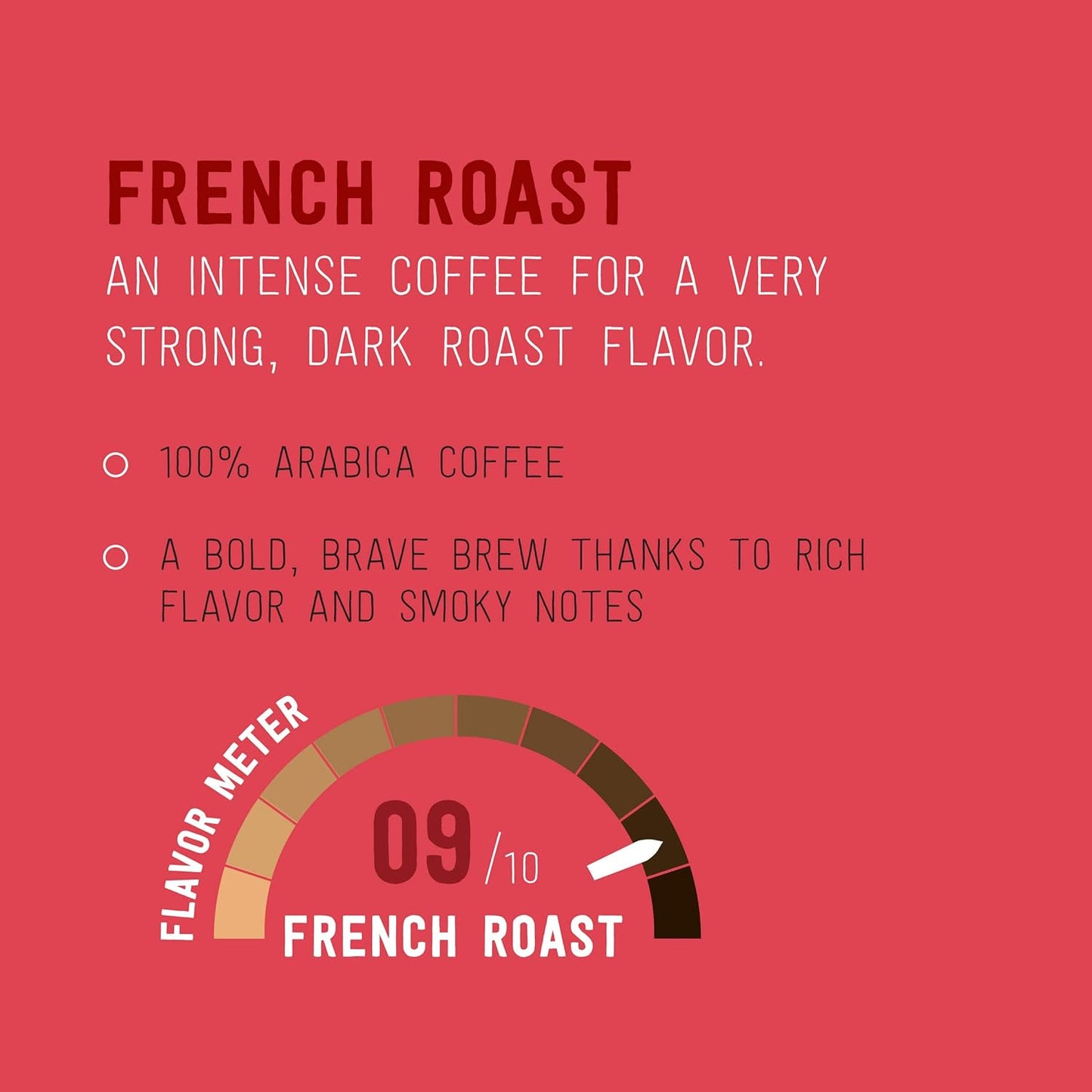 Amazon Brand - Happy Belly Dark Roast Coffee Pods, French Roast, Compatible with Keurig 2.0 K-Cup Brewers, 100 Count