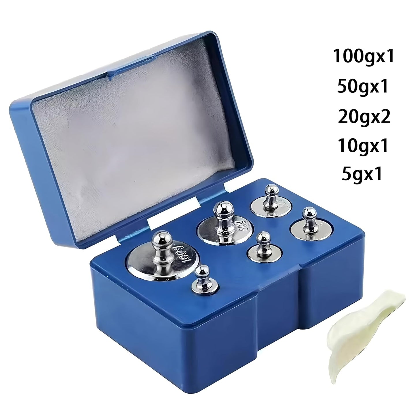 MAGIKON Precision Steel Scale Calibration Weight Kit, M2 Class, 205 Gram