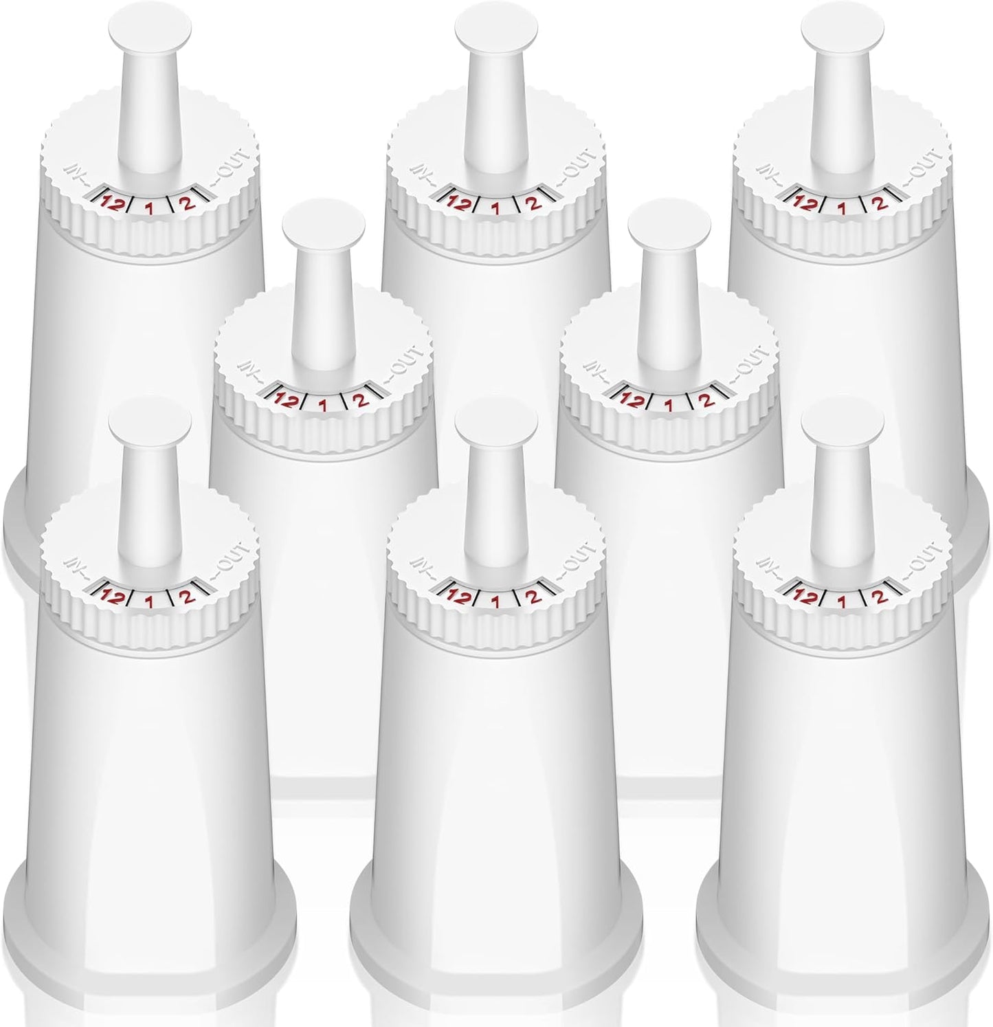 Replacement Water Filter for Breville Espresso Machine Barista Touch BES880, Barista Pro BES878, Oracle Touch BES990, Oracle BES980, Dual Boiler BES920 Bambino ClaroSwiss Sage, 8 Pack