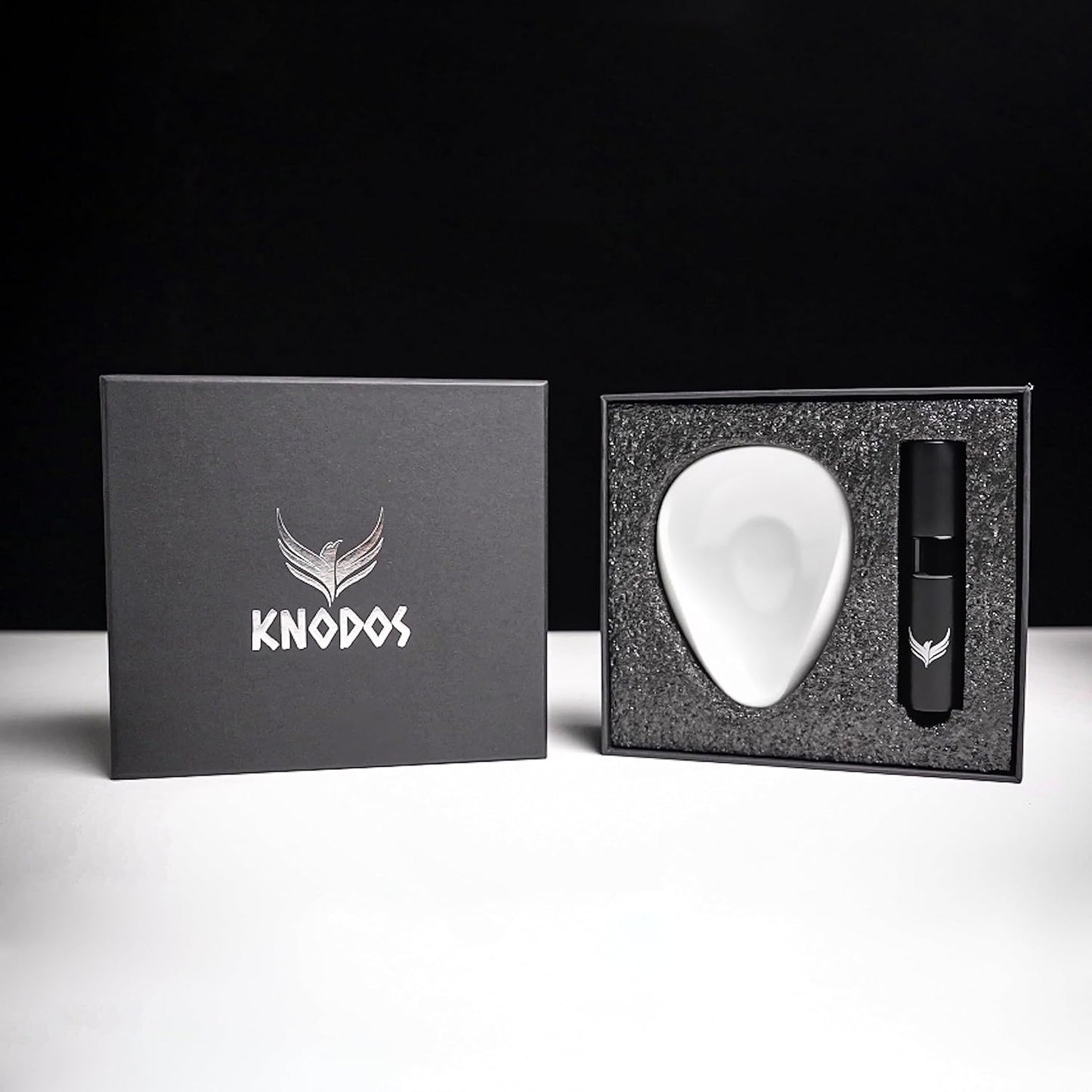 Single Dose Coffee Storage Tubes Coffee Bean Dosing Cup and Rdt Spray Bottle Set - Ceramic Dosing Tray and Spritzer