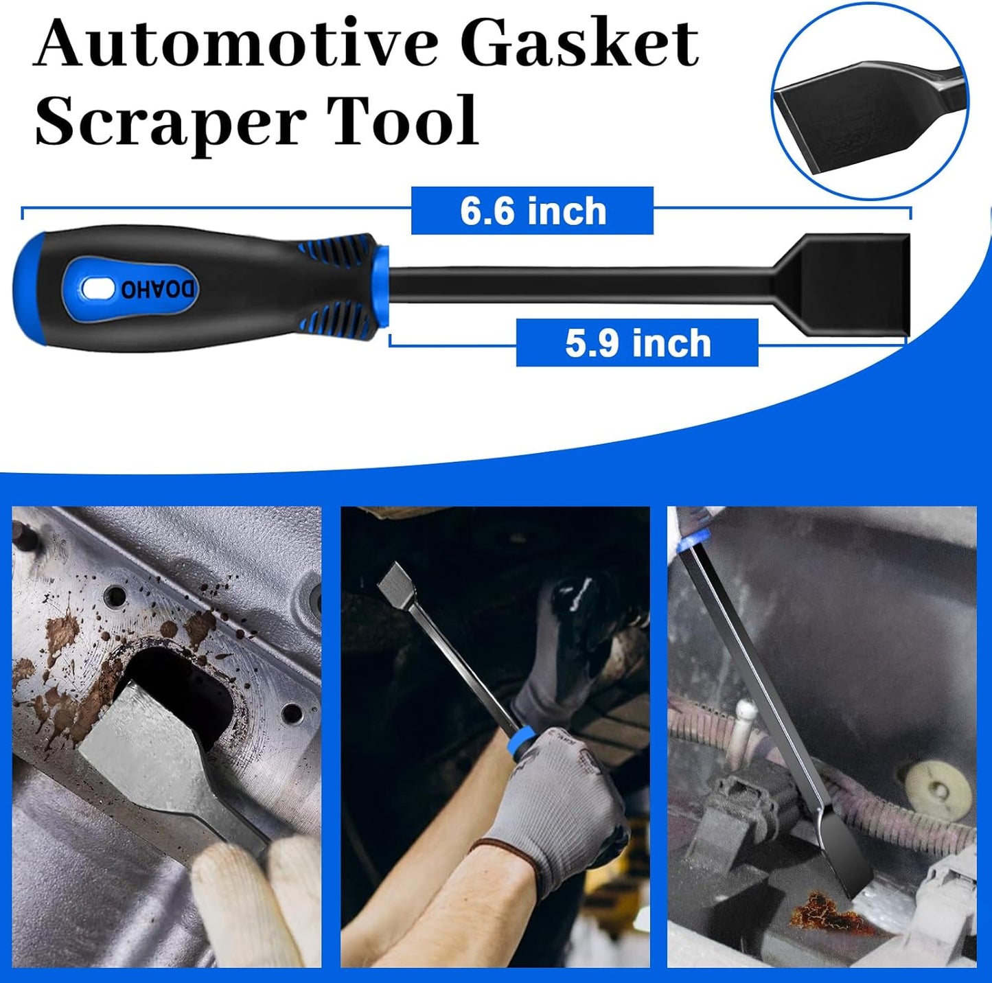 11 Pcs Automotive Hook and Pick Tool Set with Telescoping Magnetic Pickup Gasket Scraper Remover Pry for Mechanic Auto Oil Seal O Ring Repair,Gifts for Husband or Father