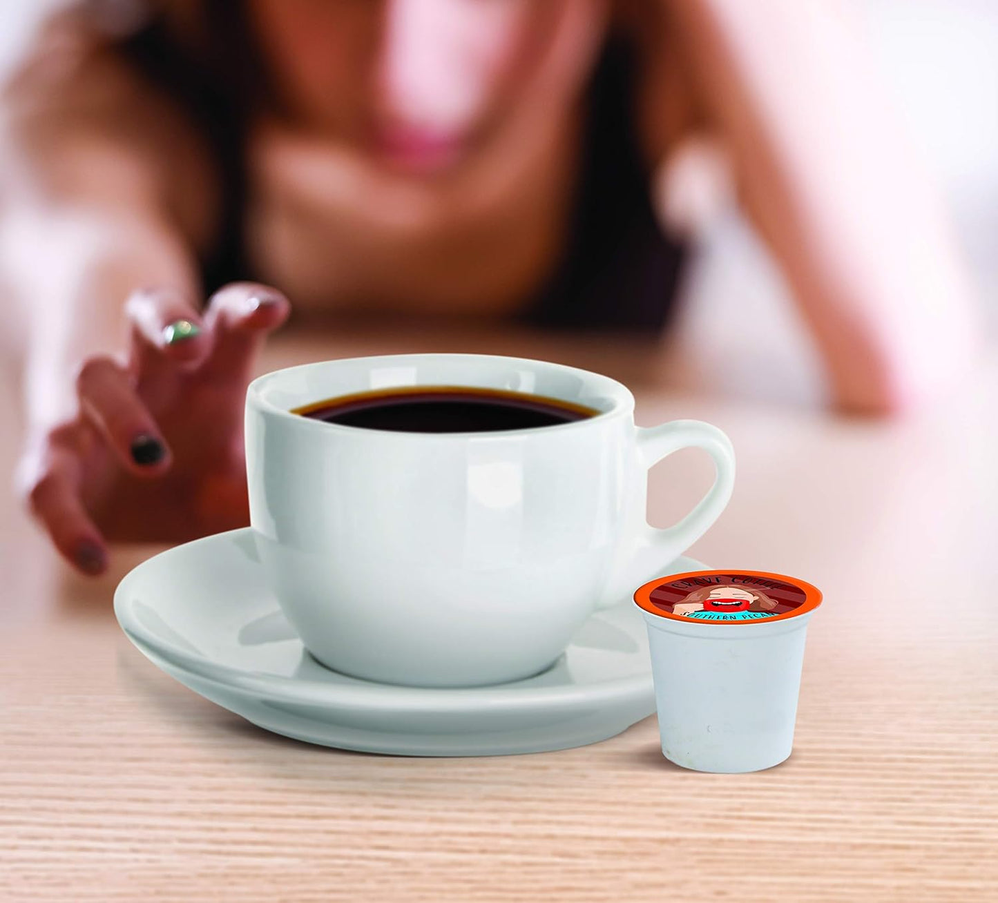 Crave Beverages Flavored Coffee Pods, Compatible with 2 K-Cup Brewers, Southern Pecan, 40 Count