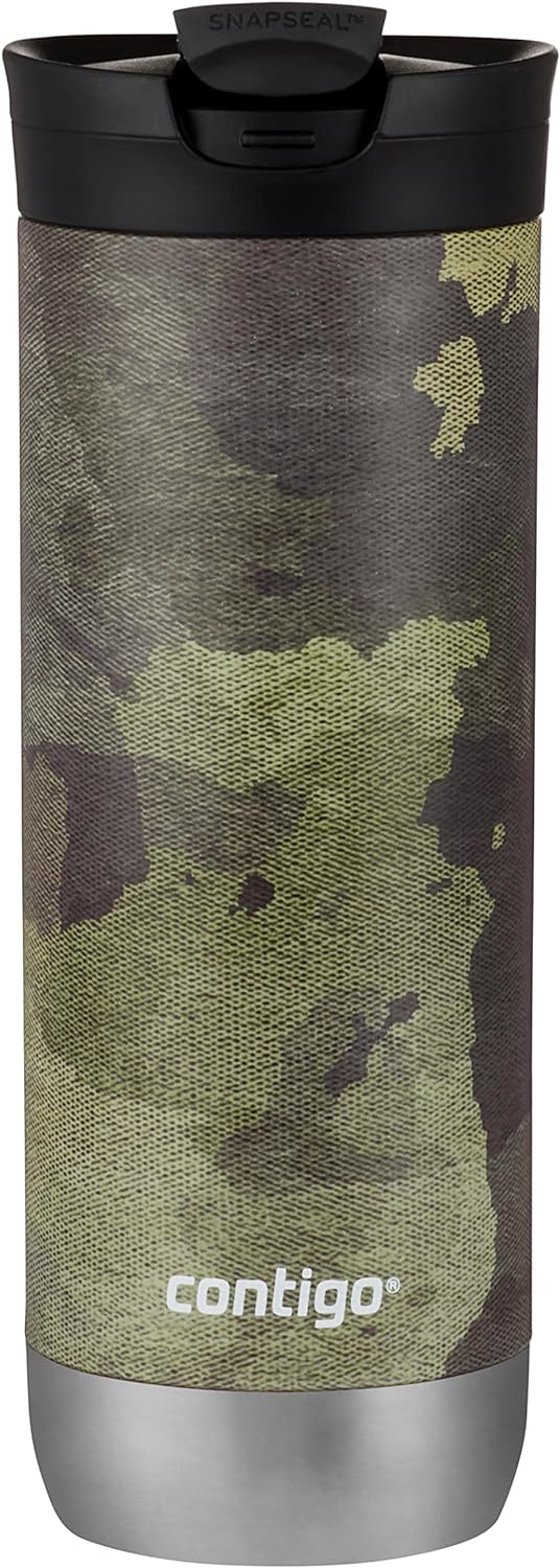 Contigo Huron Stainless Steel Travel Mug with SNAPSEAL Lid 20oz. Camo