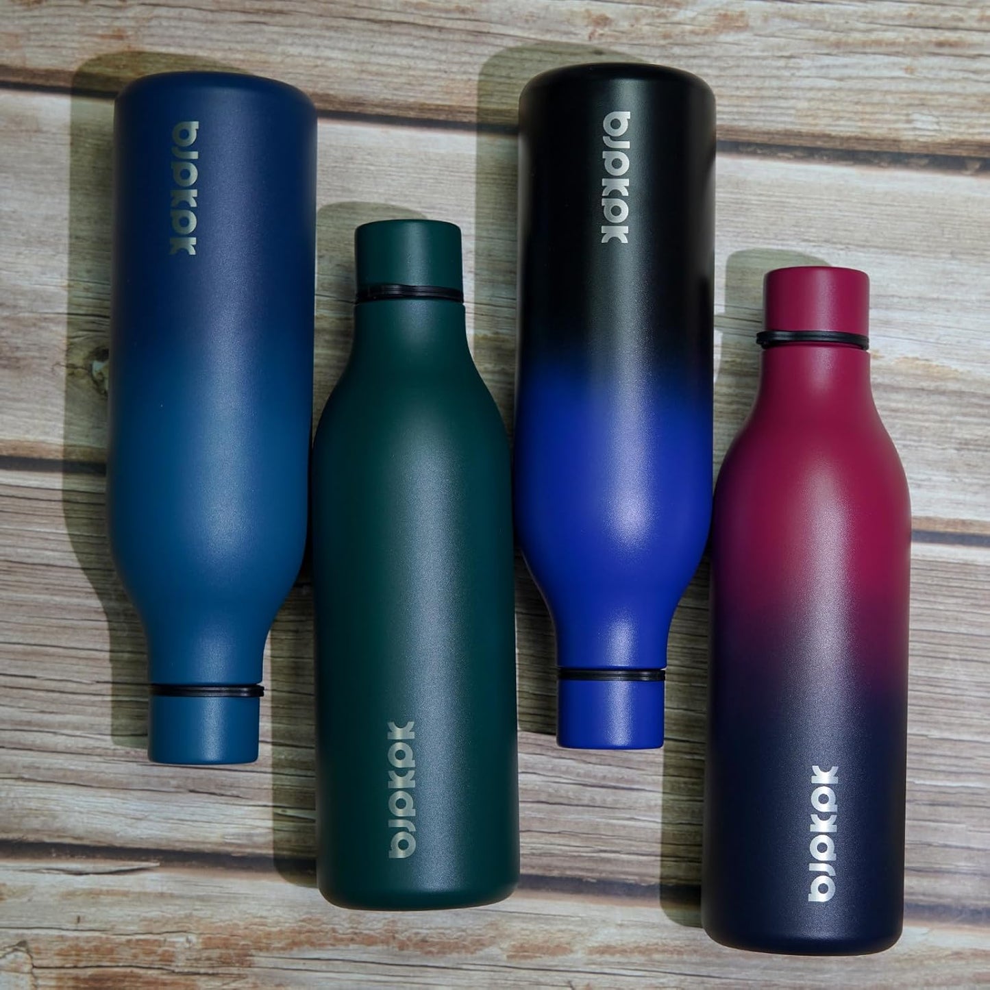 BJPKPK Insulated Water Bottles, 25 oz Stainless Steel Metal Water Bottle with Strap, BPA Free Leak Proof Thermos, Mugs, Flasks, Reusable Water Bottle for Sports & Travel, Army Green