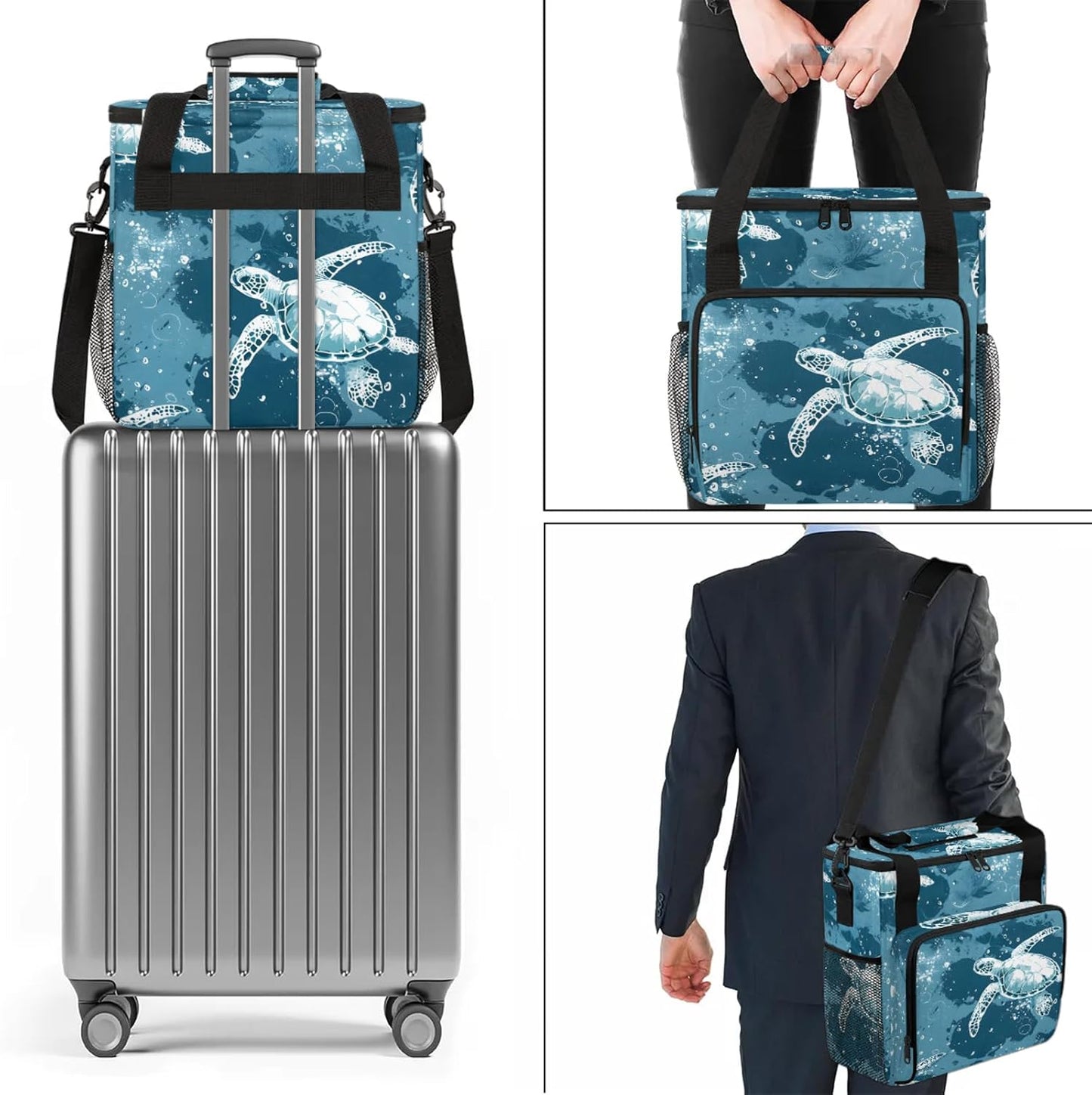 Coffee Maker Carring Bag Travel Storage Tote Bag Compatible with Keurig K-Mini or K-Mini Plus nespresso vertuo machine Portable Single Serve Coffee Brewer Case with Pockets for K-cup Pods(Bag Only)