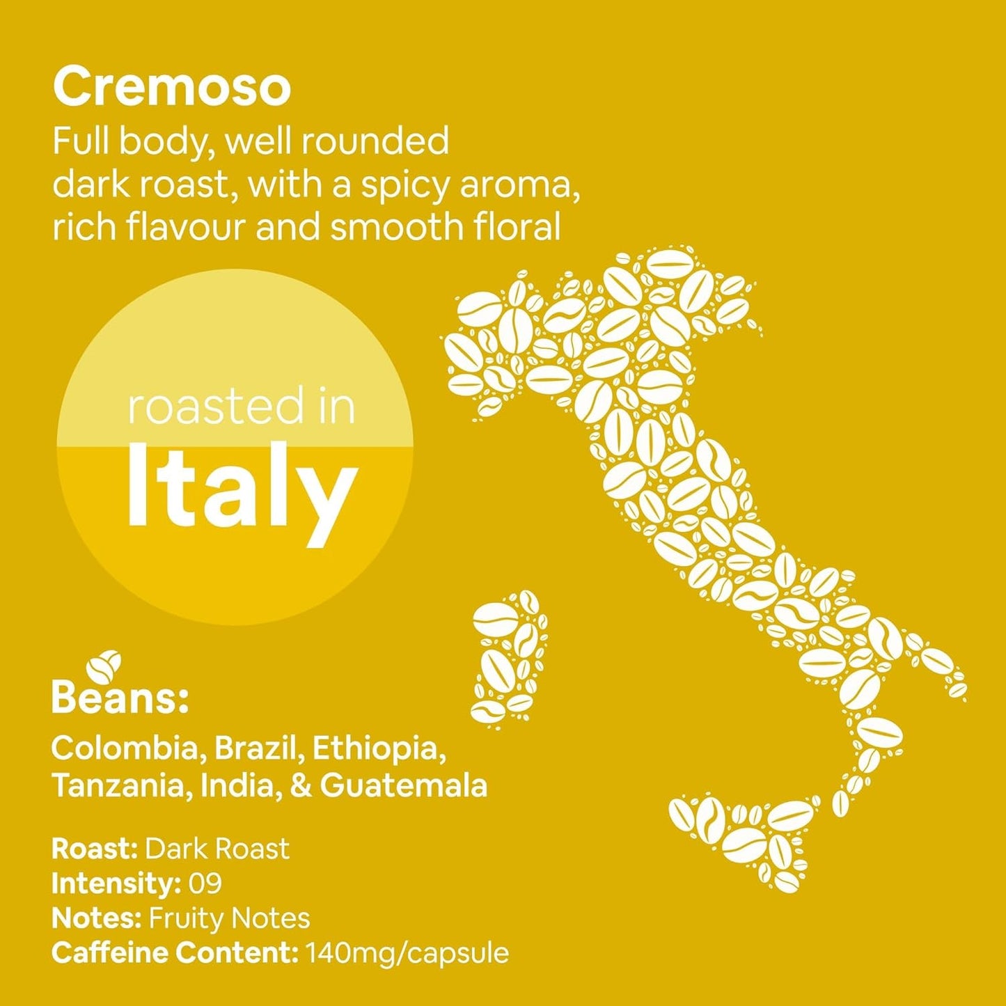 Woken Coffee Compostable Nespresso Pods Variety Pack - Dark and Medium Roast Italian Espresso Compostable Coffee Pods Compatible with Nespresso Machine (50 Pods, 5 Boxes) (Pack of 5), Variety Pack)