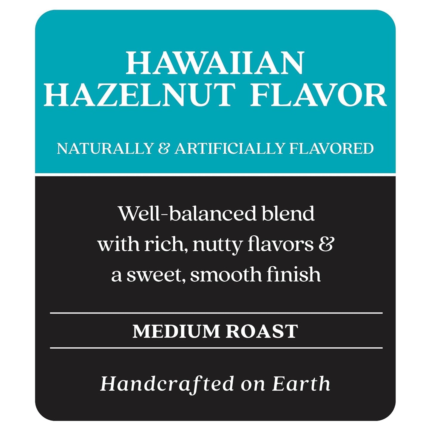 Copper Moon Medium Roast Whole Bean Coffee, Hawaiian Hazelnut Blend, 2 Lb