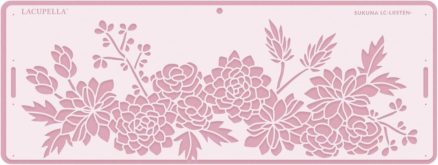 Long Border Cake Stencil, 4" x 12.75" (SUKUNA)