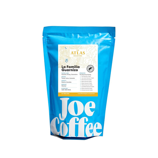 Joe Coffee Company - La Familia Guarnizo Whole Bean Specialty Coffee, 6 oz Bag | NYC Roaster, Rainforest Alliance Certified, Kosher, Climate-Friendly