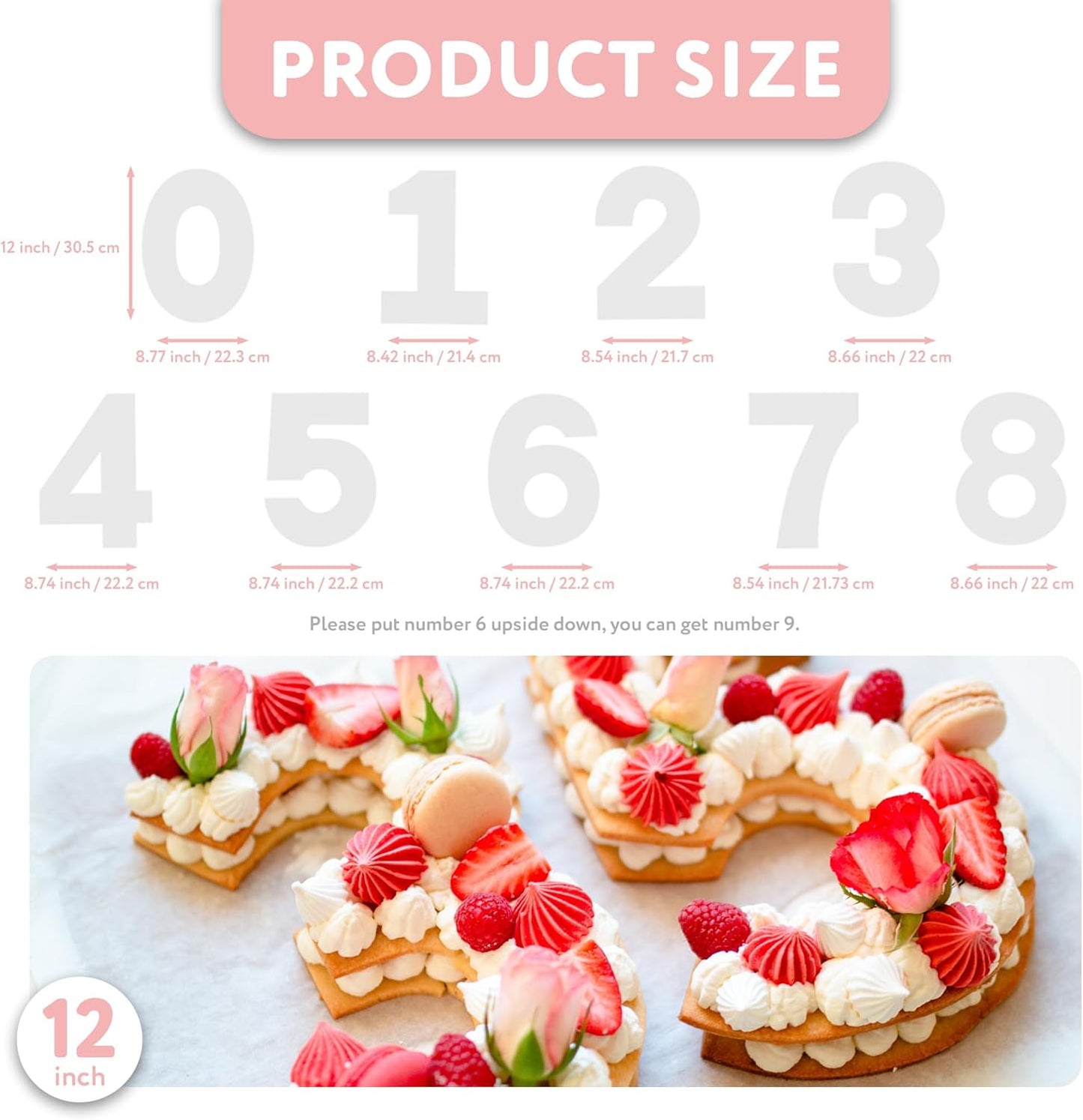 Cake Stencils - Set 18Templates with Scraper and 50Pins, Cookie Stencils for Royal Icing, Cookie Templates for Buttercream Decorating, Baking Stencils, Mesh Reusable Spray Fondant Cookies, Paiting