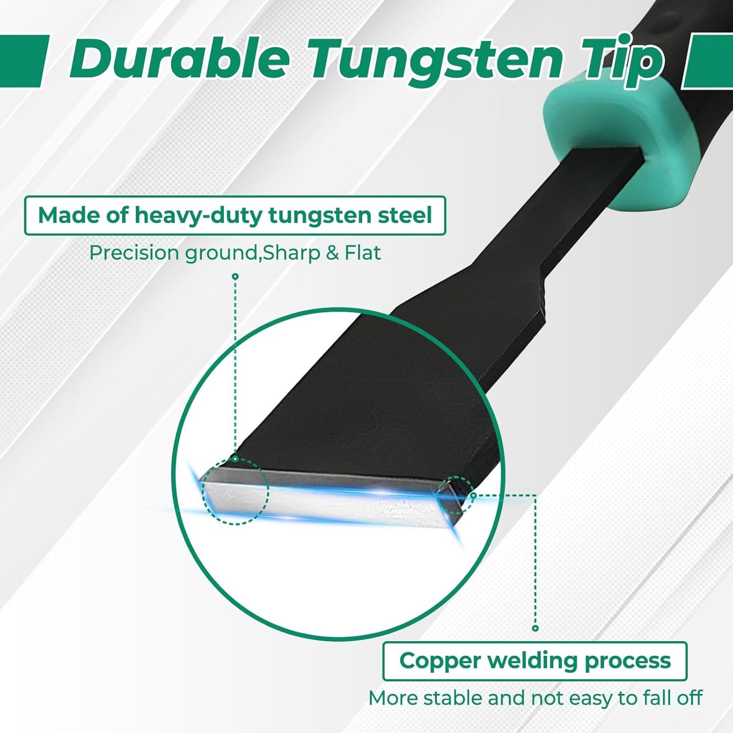 1-1/4-inch Carbide Scraper,Super Gasket Scraper with Durable Tungsten Tip for Remove Gaskets, Carbon and More from Varied Surfaces
