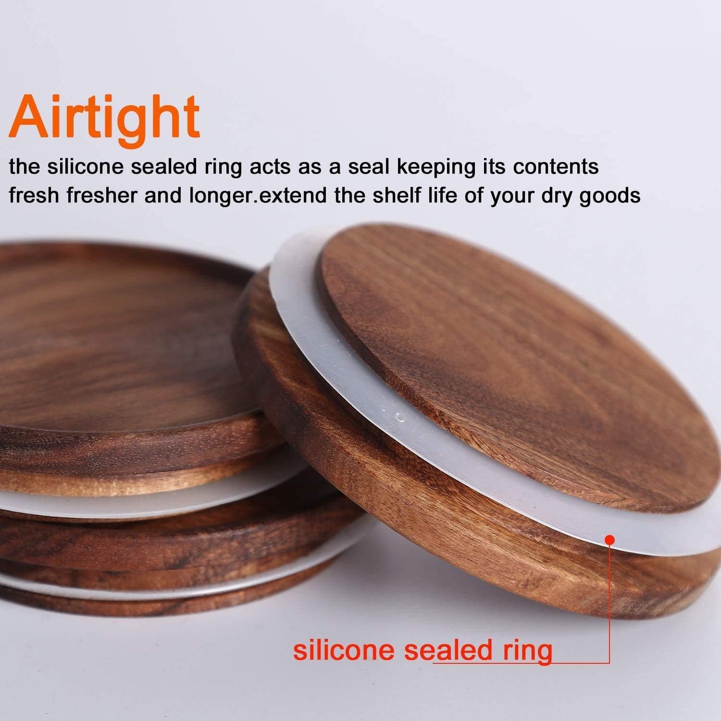 KKC HOME ACCENTS Coffee Beans Storage Canisters with Airtight Lids,Glass Storage Jars for Grinder Coffee,Loose Tea,Matcha,Nuts