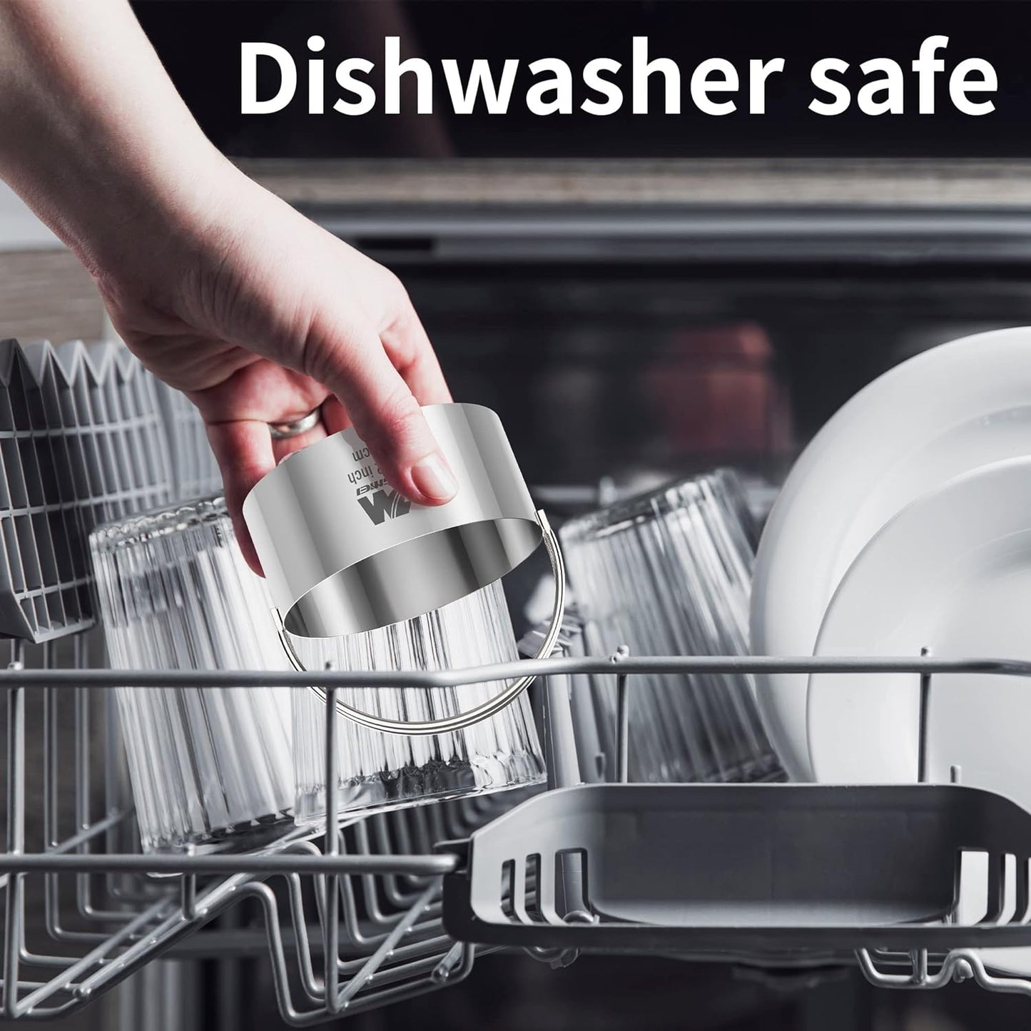 Biscuit Cutter Set for baking 2inch 2.5inch 3inch 3.5inch 4inch 5inch large size Round Cookies Cutter with Handle Professional Baking Dough Tools 6pcs set