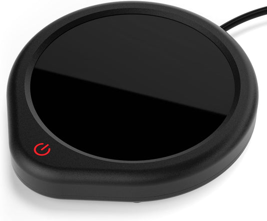 Coffee Mug Warmer, Cup Warmer for Desk with Auto Shut Off Smart Temperature Settings, Electric Beverage Tea Water Milk Heater for All Cups and Mugs, Heating Plate Candle Wax Warmer