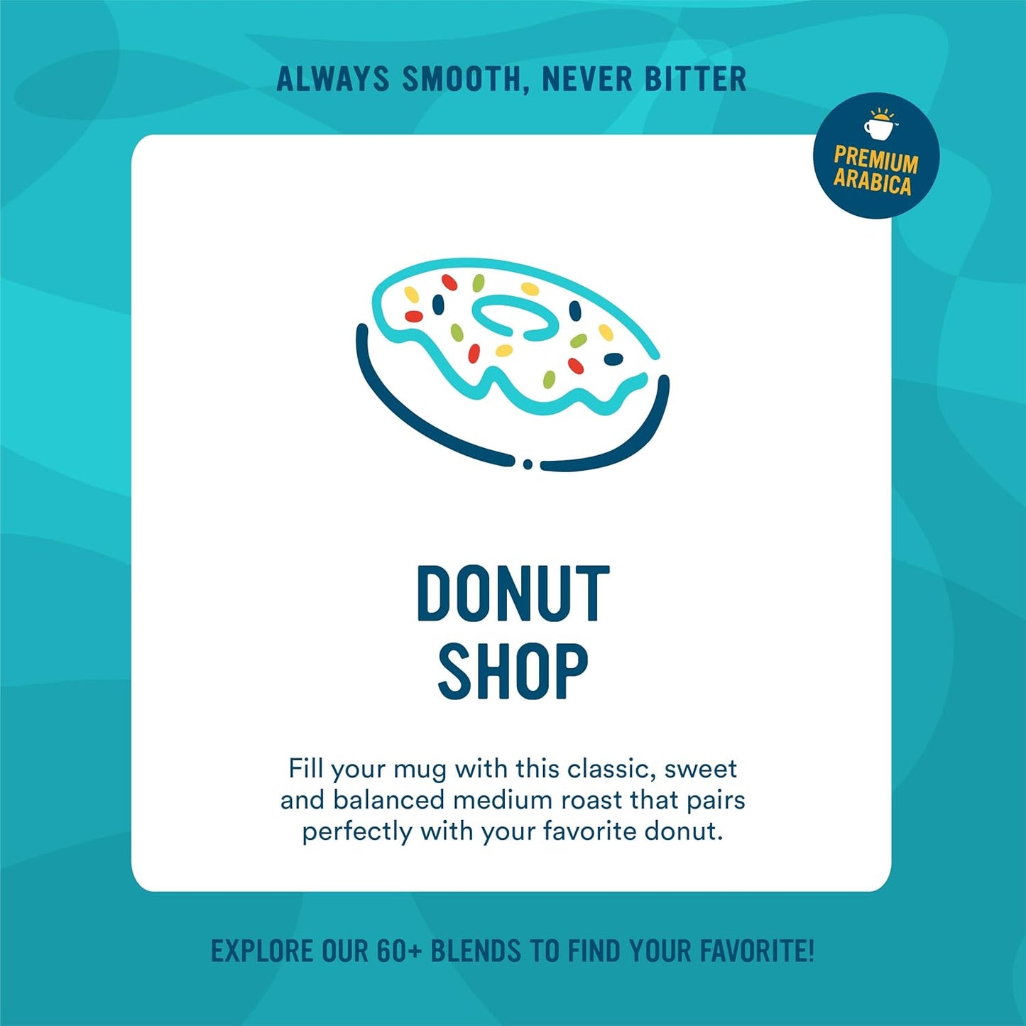 Cameron's Coffee Single Serve Pods, Donut Shop, 96 Count