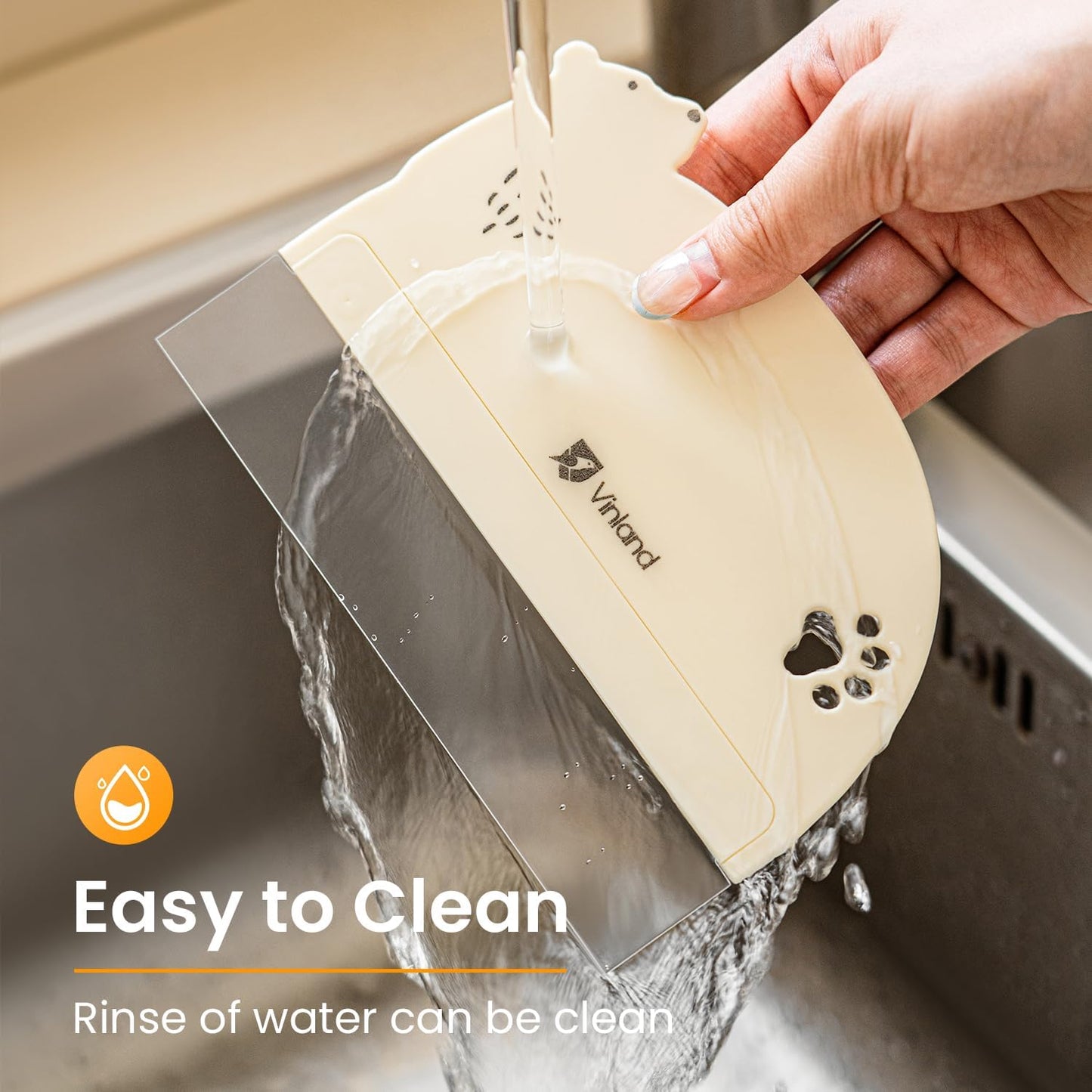 1 Pcs Cake Smoother Scraper, Cake Decorating Supplies, Food-Grade Transparent Flexible PE Plastic Cake Scraper‌ - Designed for bread and cake decoration (4 pcs Scrapers Included, Non-Installable)