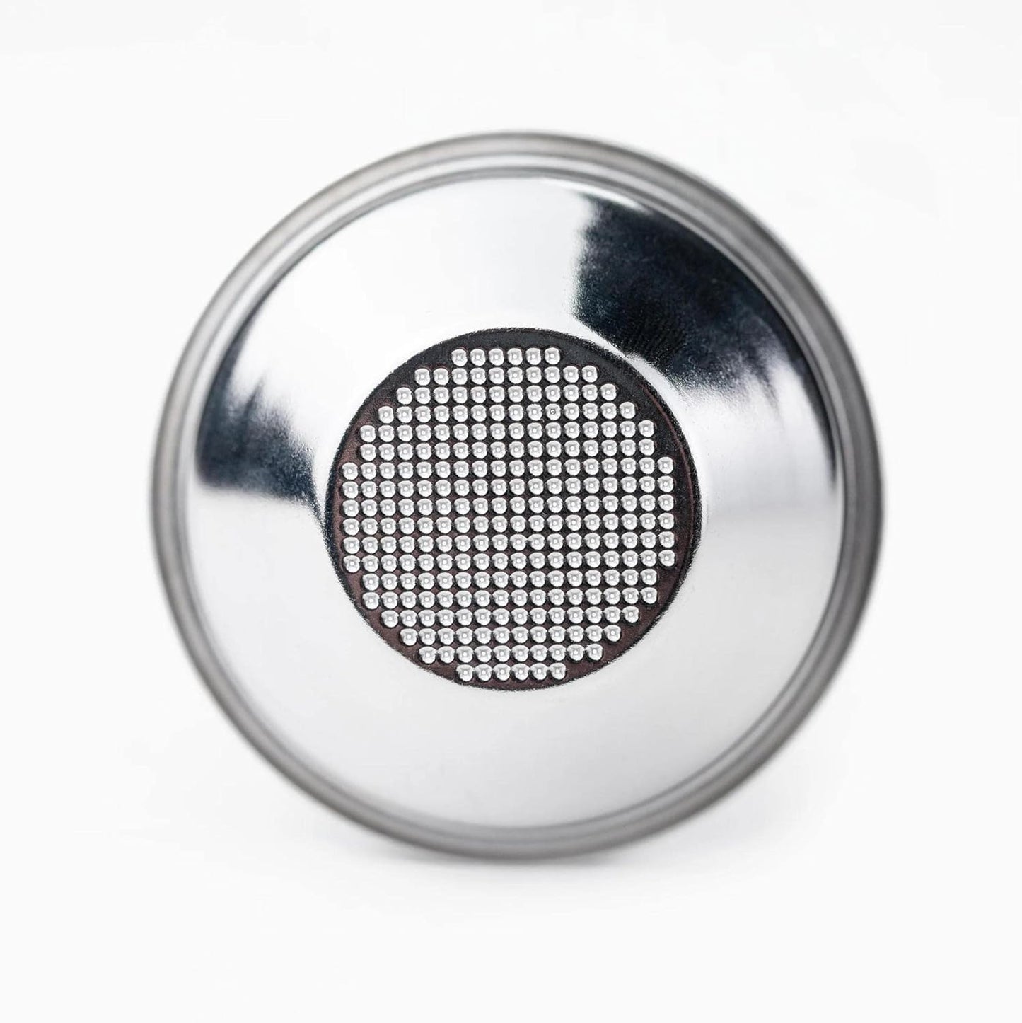 Crema Coffee Products 54mm Filter Basket | Single Shot Non-Pressurized Stainless Steel Basket | Compatible with Breville 54mm Portafilters | Precise Tapered Profile for Consistent Espresso Shots