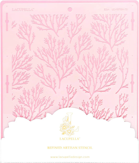 Cake Decorating Stencil for Tall Buttercream Cake, Royal Icing, Ganache, Paint, Airbrush (EDA)