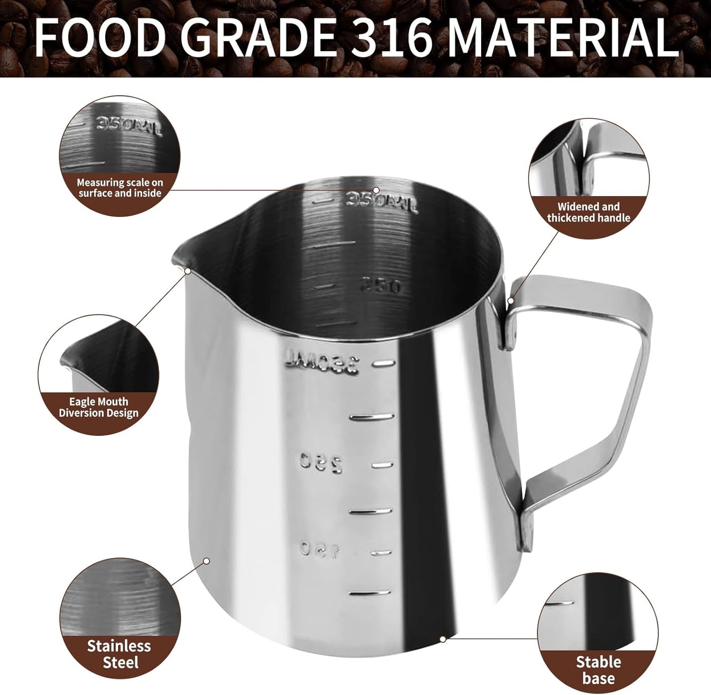 Gmnuiy51mm Coffee Tamper Set 24PCS, Espresso Accessories Kit Barista Kit,316stainlesss Tamper & WDT Tool,316stainlesss Frothing Pitcher, Stirrer, Tamper Mat, Latte Art Pen Coffee puck screen (brown)