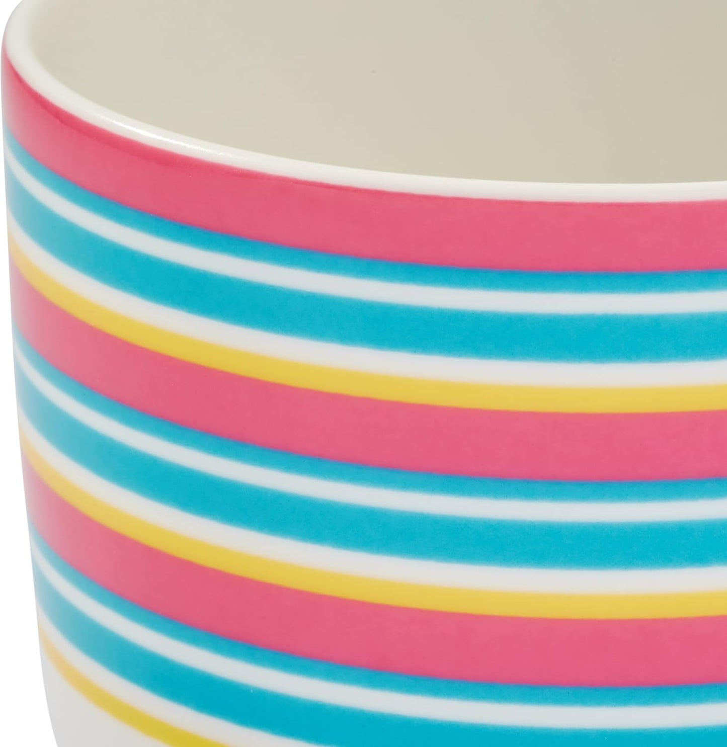 Spode Kit Kemp Mug | 17oz Calypso Stripe Coffee & Tea Mug | Made from Porcelain | Dishwasher and Microwave Safe | Vibrant Dinnerware Ideal for Summer