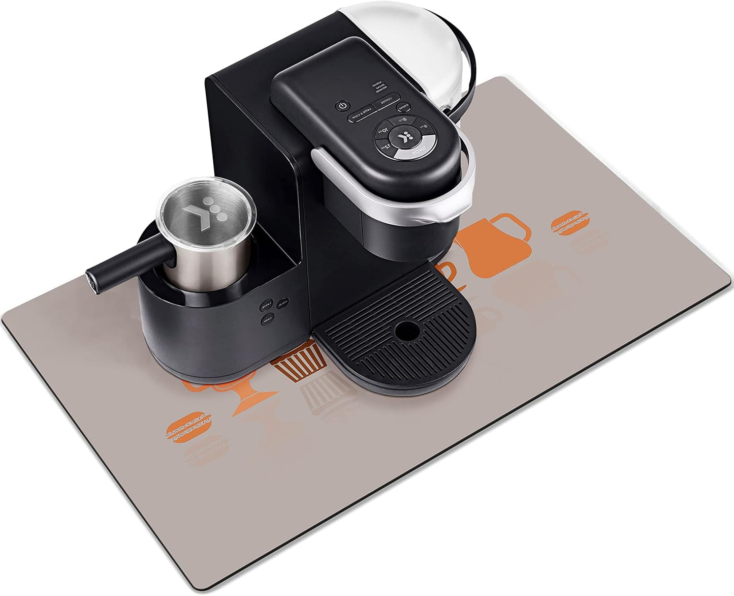Golener Thick Counter Protector Absorbent Coffee Machine Spill Mat,Coffee Machine protector,Desk protector,Prevent Moving,Coffee Mat Placemats Under Any Drink Coffee,Tea