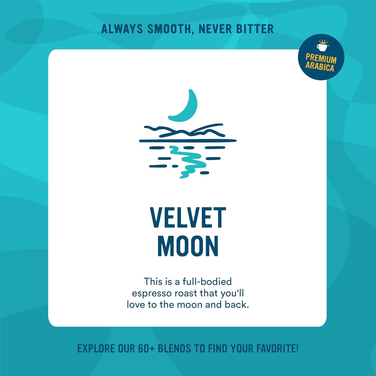 Cameron's Coffee Roasted Whole Bean Coffee, Velvet Moon, 4 Pound