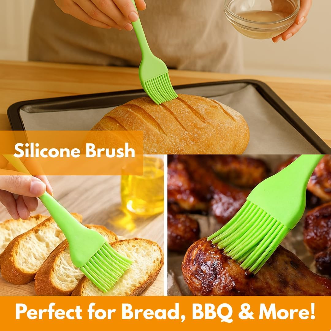 Sourdough Kit – Bread Making Kit with 9" Round & 10" Oval Banneton Bread Proofing Baskets, Dough Whisk, Scoring Tool, Metal Scraper, Silicone Brush, Liners – Sourdough Bread Baking Supplies Set