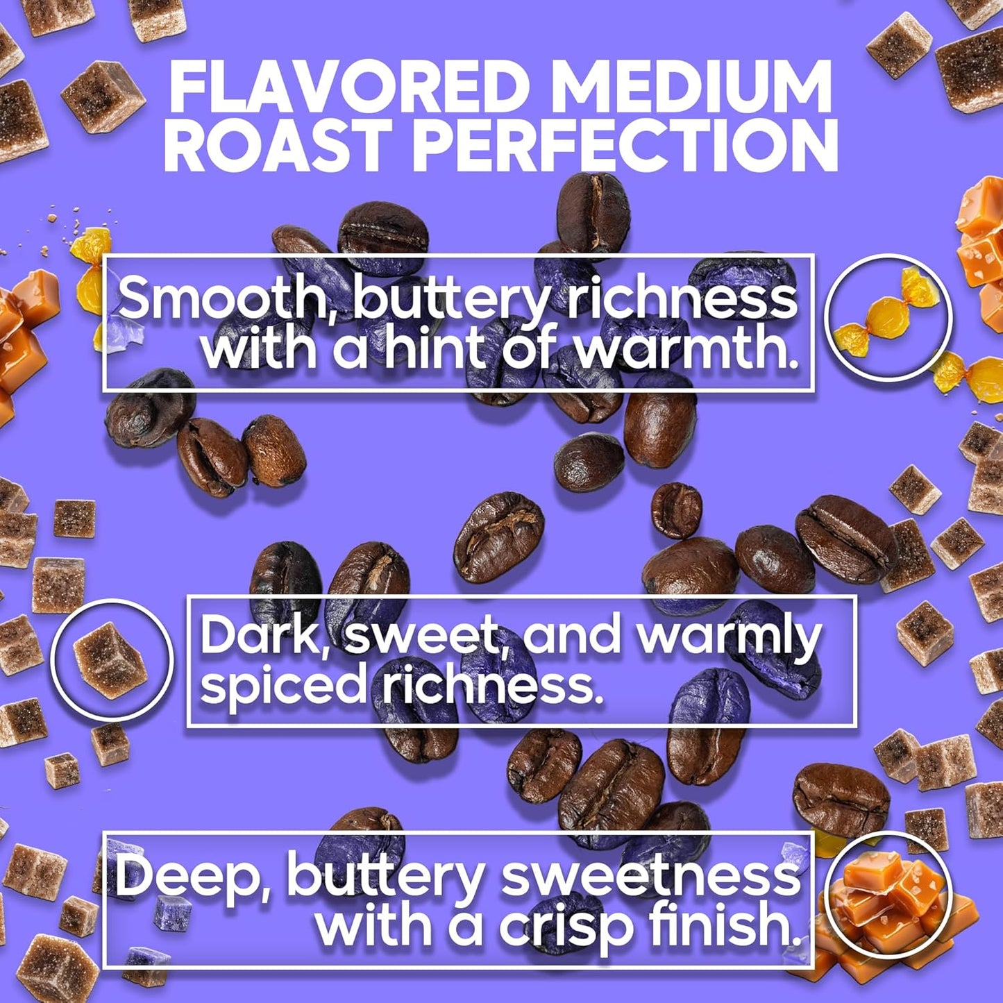 Sarasota Coffee Ground Highlander Grogg | Medium Roast Gourmet Flavored Coffee Grounds | Low Acid, Mold Free, Specialty Grade Flavored Bulk Ground Coffee | 5lb (80 oz)