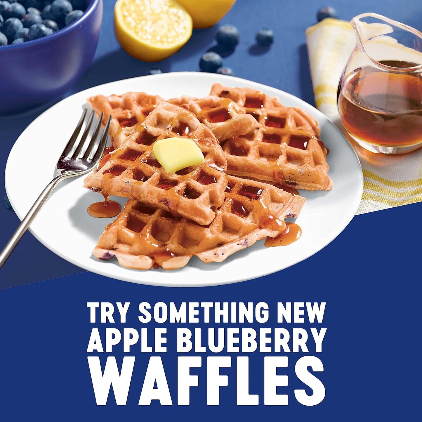 Krusteaz Light & Fluffy Complete Pancake Mix, Blueberry 25.2 Ounce (Pack of 3)