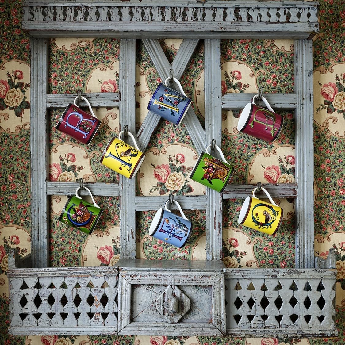 Spode Kit Kemp Alphabet Mug - Letter G Monogram in Fine China, 12oz Ceramic Coffee Cup for Hot Drinks, Personalized Drinkware for Unique Gifts, Dishwasher Safe Tea or Coffee Mug - Gift Box Included