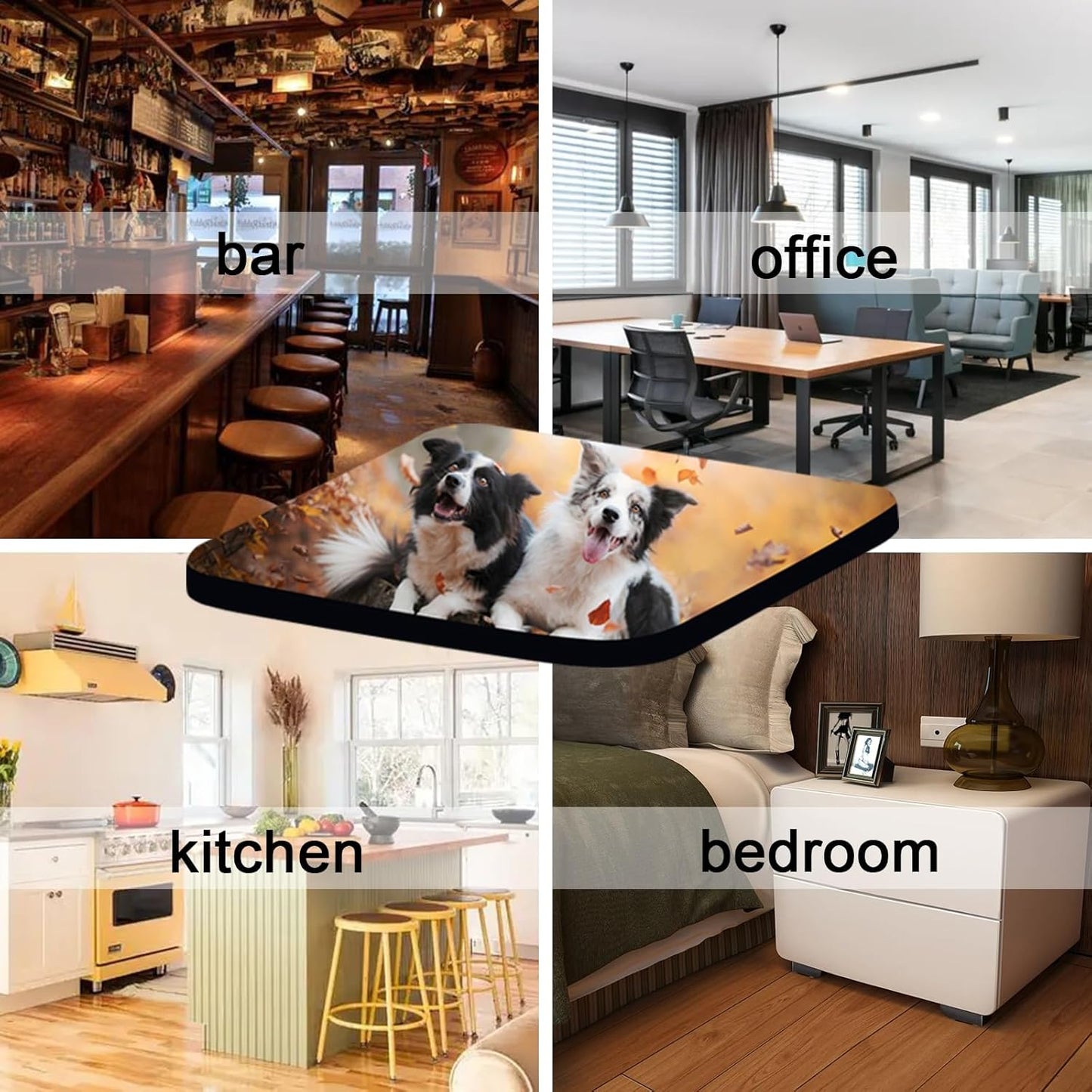 100 PCS Sublimation Blank Cup Coasters Bulk, 4x4 Inch Square Blank Cup Mat Rubber for Sublimation Transfer Heat Press Printing DIY Crafts