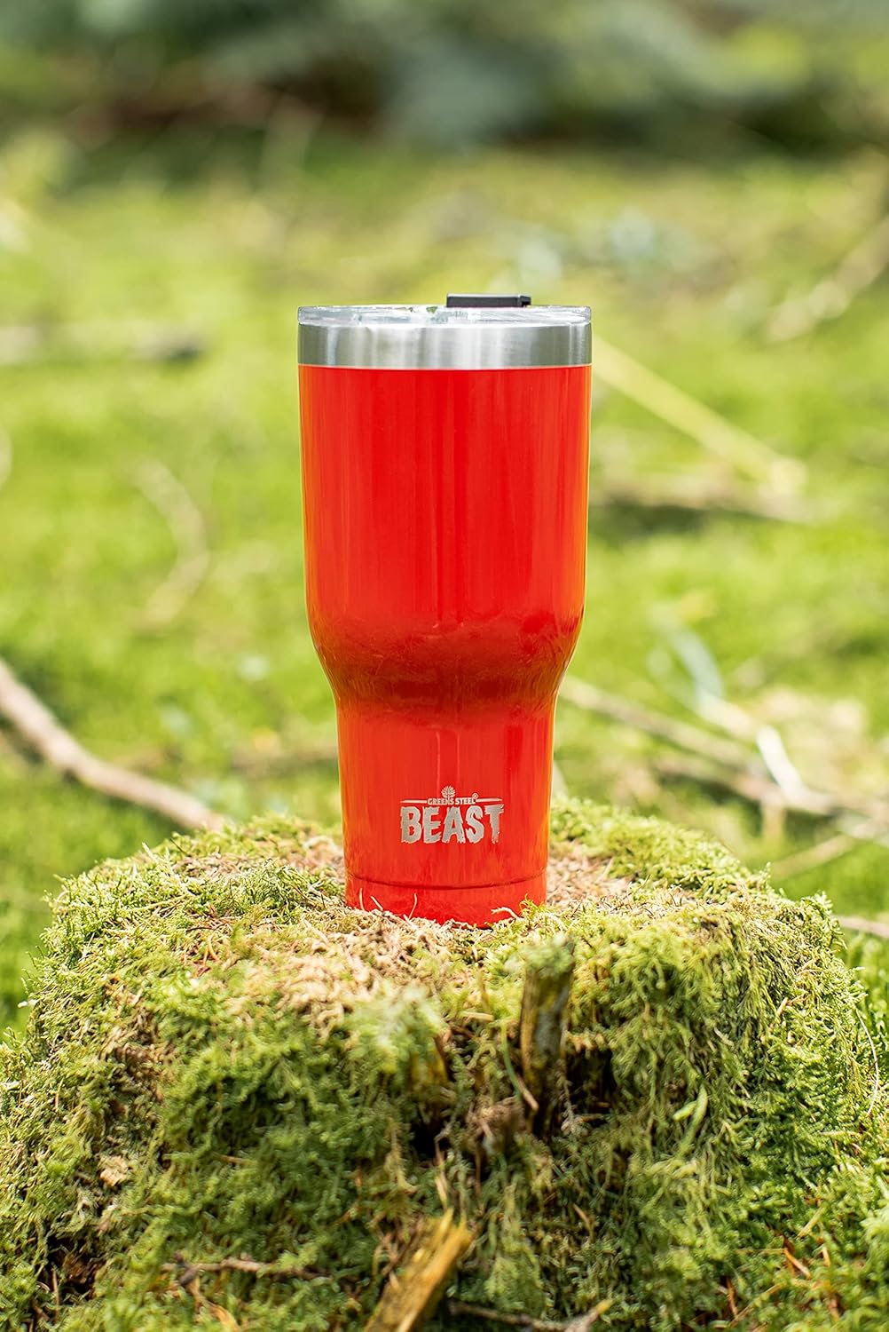 Beast 20 oz Tumbler Stainless Steel Vacuum Insulated Coffee Ice Cup Double Wall Travel Flask (Ladybug Red)