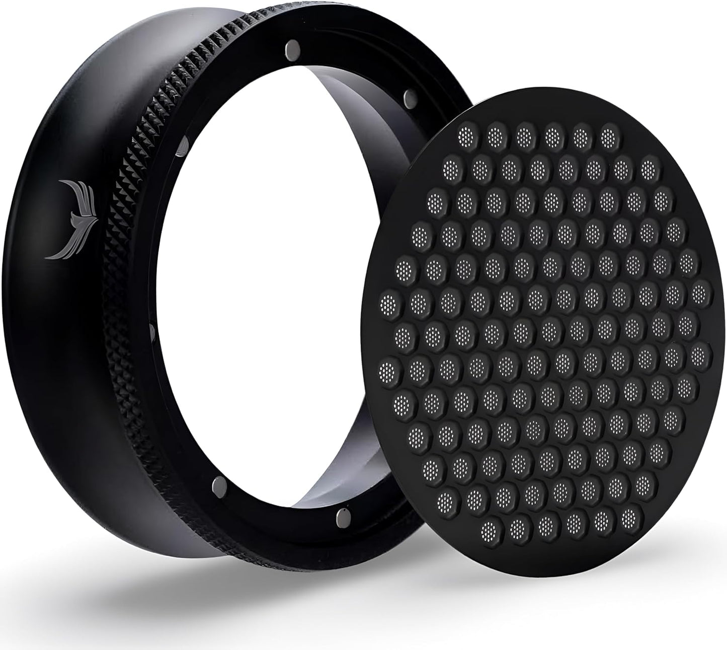 51mm Magnetic Dosing Funnel and Espresso Puck Screen Kit- Premium Portafilter Funnel And Puck Filter For 51 mm Portafilter Basket