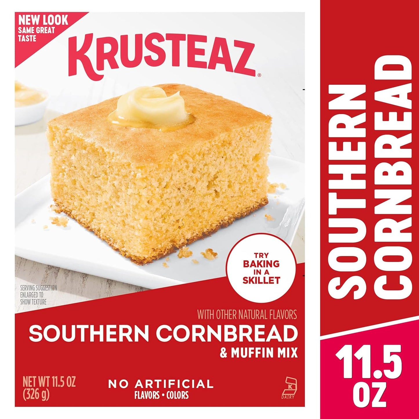 Krusteaz Southern Cornbread & Muffin Mix 11.5 Ounce (Pack of 6)