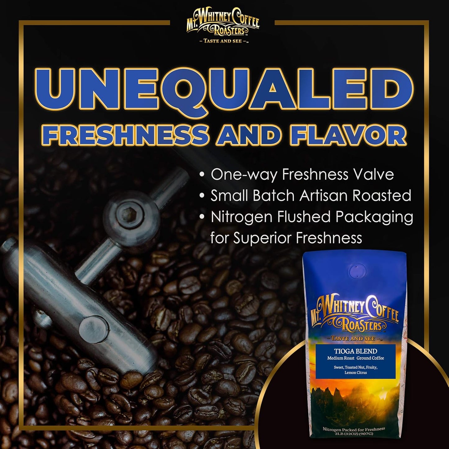 Mt. Whitney Tioga Blend Coffee (Ground, 2 Lb)