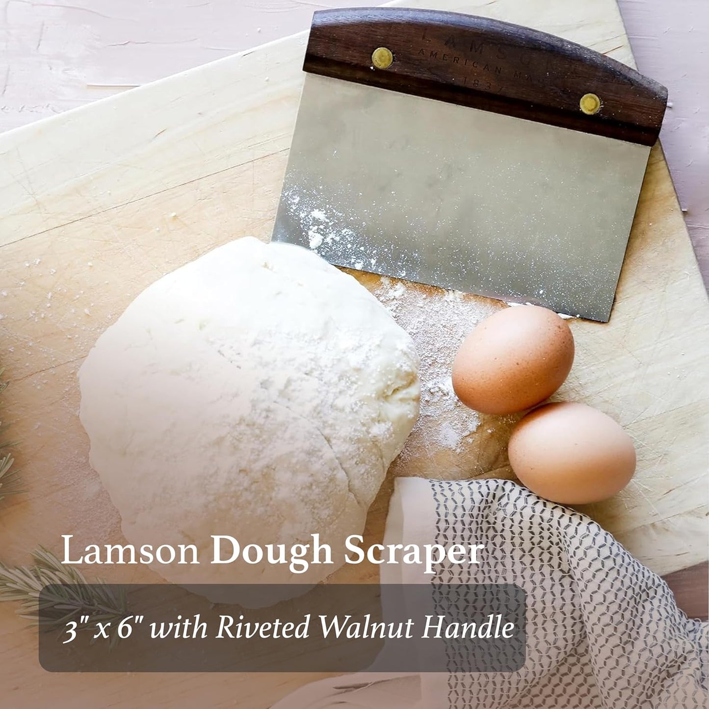 Lamson Dough Scraper and Pie/Cake/Quiche Server