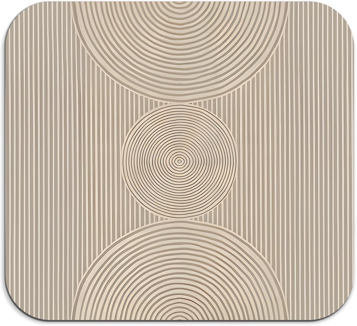 Boho Dish Drying Mat - Bohemian Dish Drying Mat For Kitchen Counter,Coffee Bar Mat,Coffee Maker Mat For Countertops,Dish Rack Drainer Mat,Western kitchen Decor 16x17.5 Inch