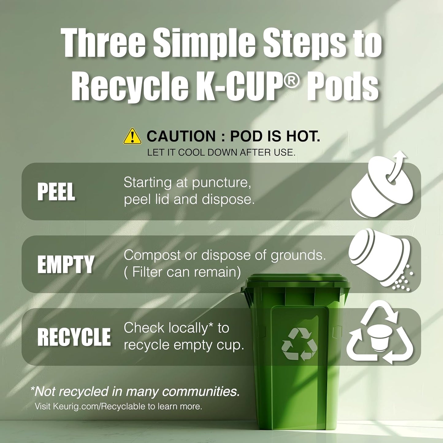 Cozy Up Variety Coffee Pods Compatible with Keurig K-Cup Brewers, 10 Assorted Flavors, 100 Count