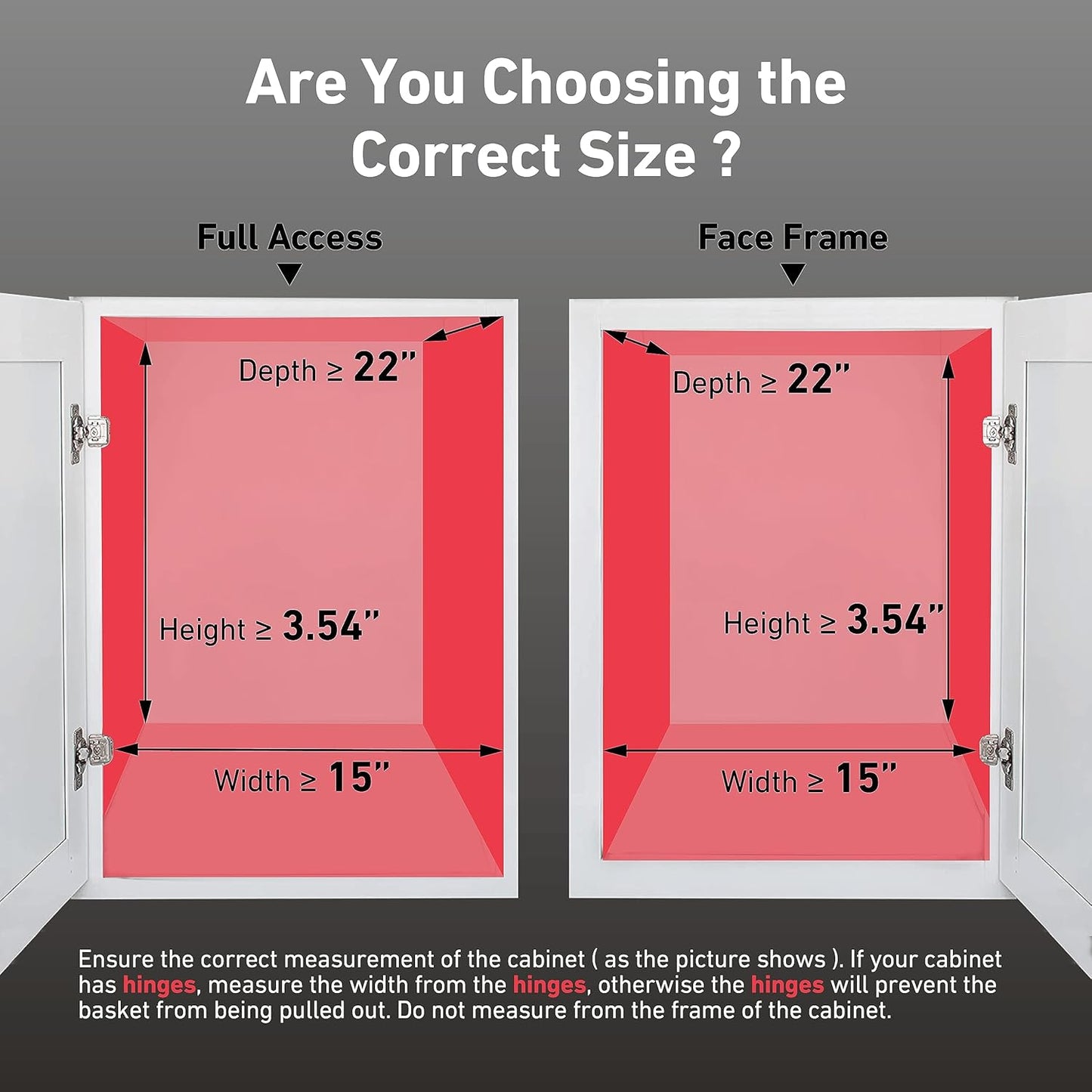 Pull Out Cabinet Organizer(14" W x 21" D), Heavy Duty Slide Out Pantry Shelves, Storage Shelf Drawer Basket for 15-1/4” Cabinet Opening, Pull Shelf Storage for Pots, Chrome