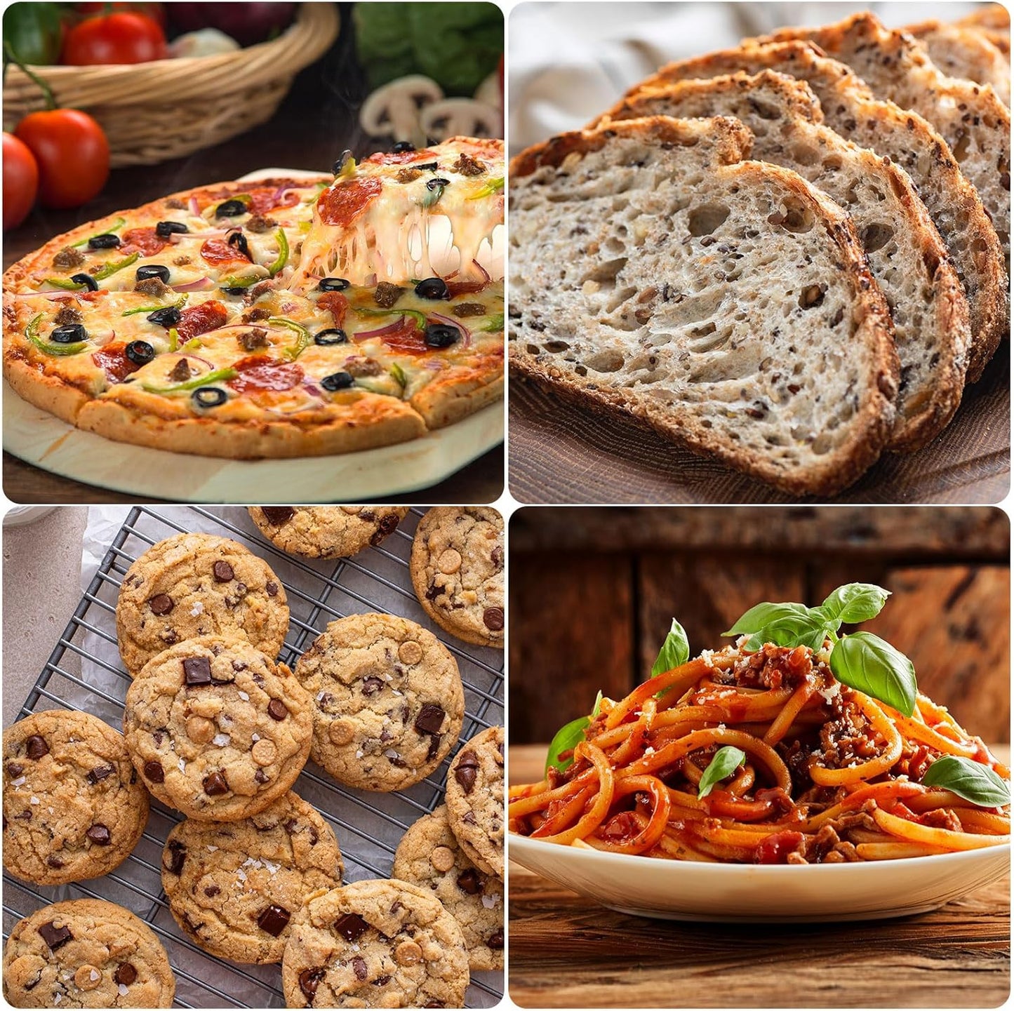 HARFINGTON 2pcs Silicone Rolling Pin 10" Stainless Silicone Surface Non-Stick Stainless Steel Inner Core Dough Roller Kitchen Roller for Baking Pastry Pizza Fondant Bread, Blue,Green