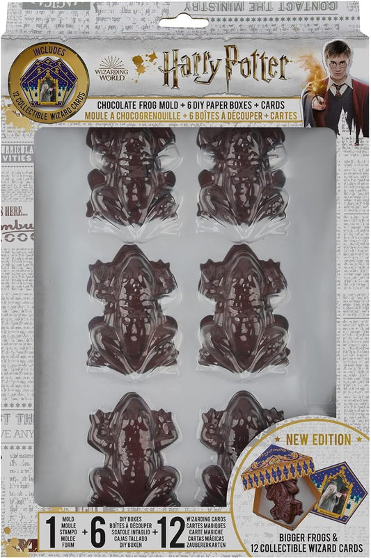 Cinereplicas Harry Potter - Chocolate Frog Mold (12 Wizard Card, 6 DIY Boxes) - Official License