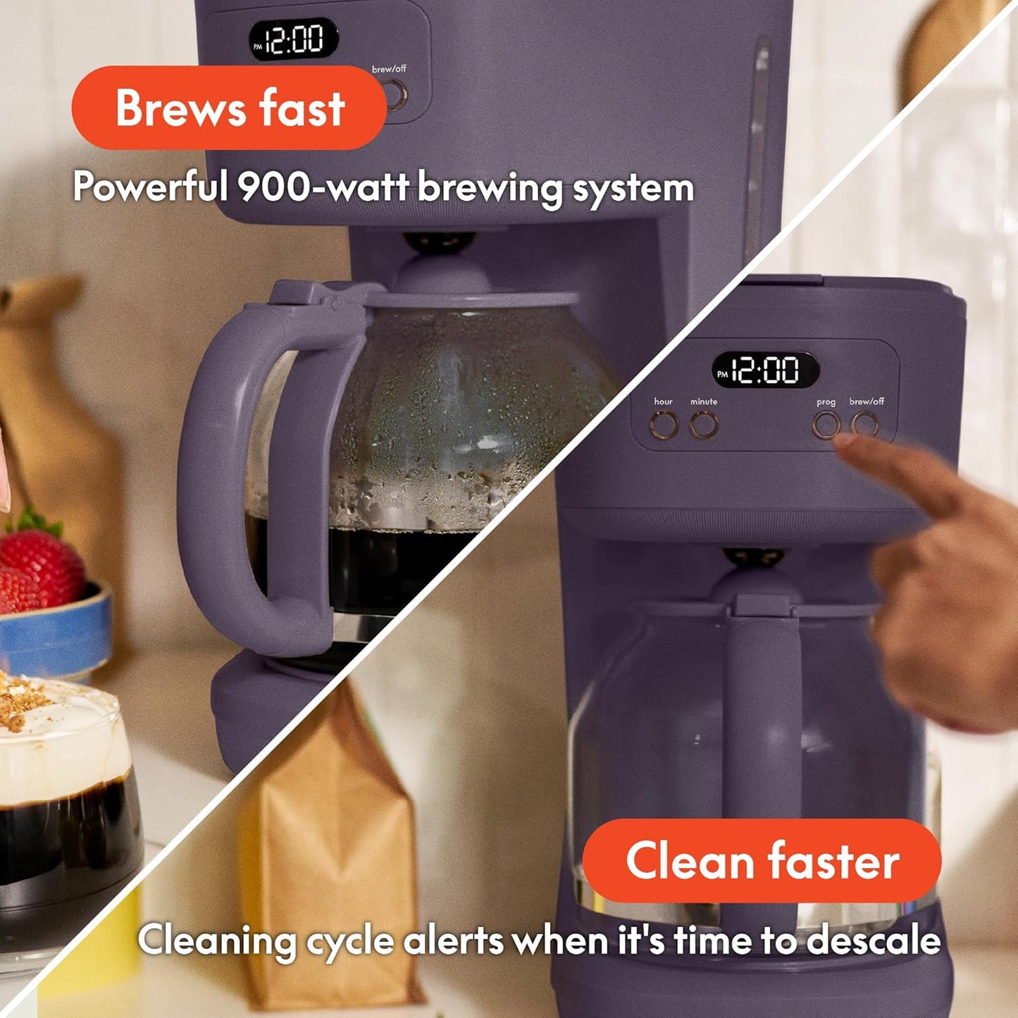 bella 12 cup Programmable Coffee Maker