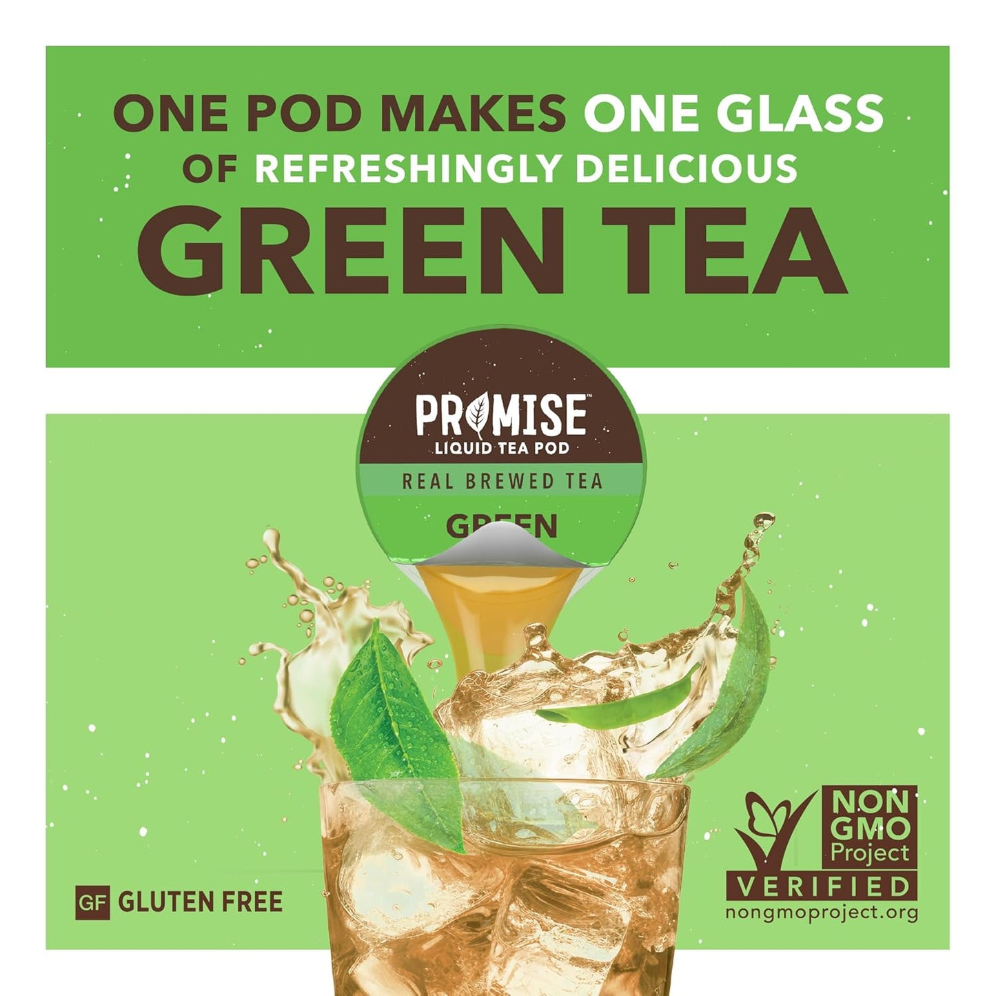 Promise Tea by Java House - Cold-Brewed Tea Concentrate Pods - Ethically Sourced - Green Tea - Pack of 12