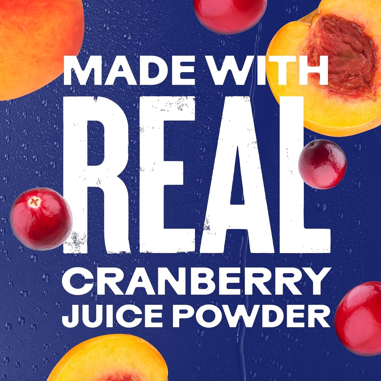 Ocean Spray® White Cran-Peach™ Zero Sugar Powder Drink Mix Packets with Real Cranberry Juice Powder, 100% Vitamin C, No Synthetic Dyes, Juicy Mixes (40ct)