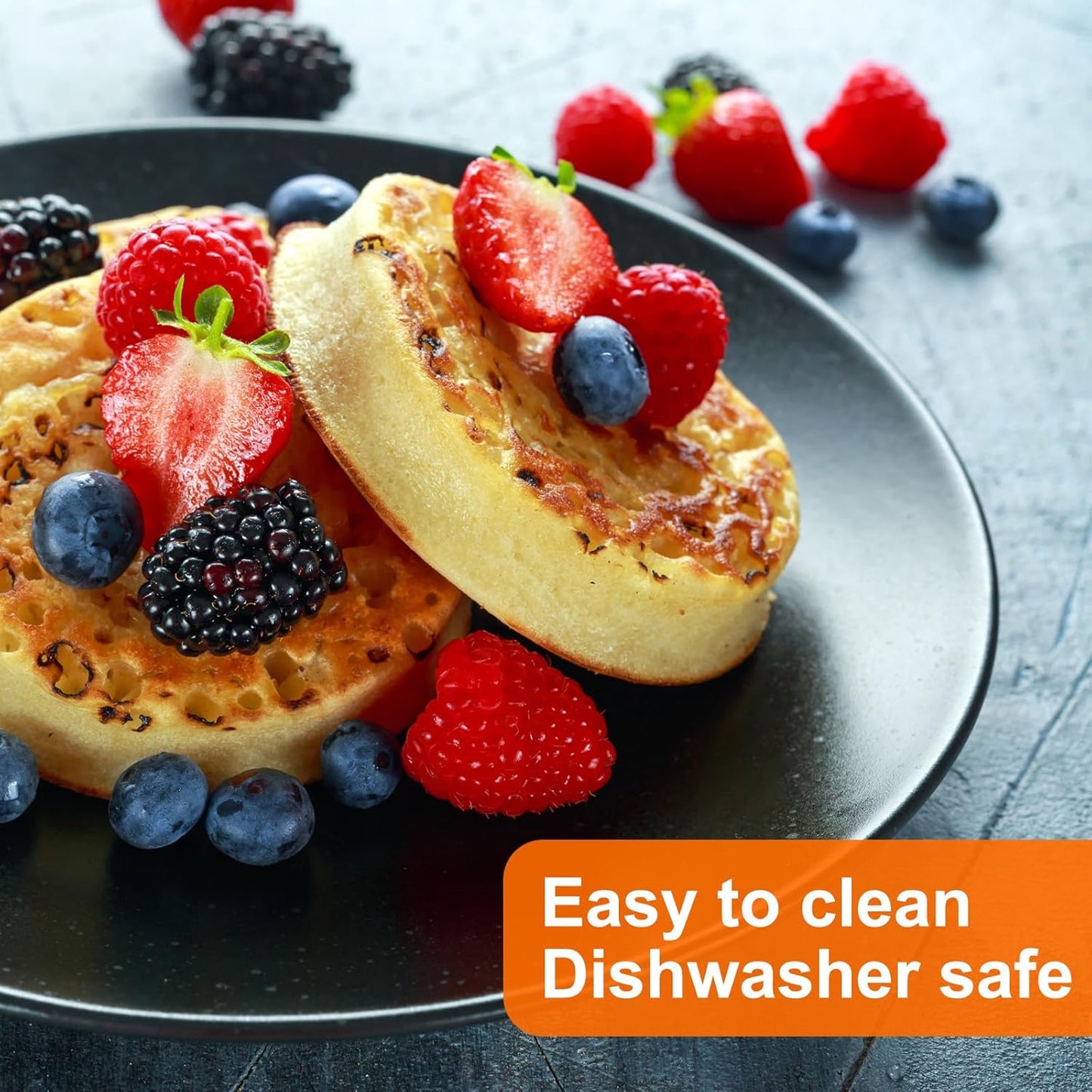 HARFINGTON Round Cake Ring 7.87 x 1 Inch Seamless Stainless Steel Pastry Mousse Dessert Ring Mirror Coating for Baking Cooking English Muffins Crumpet Making Tool