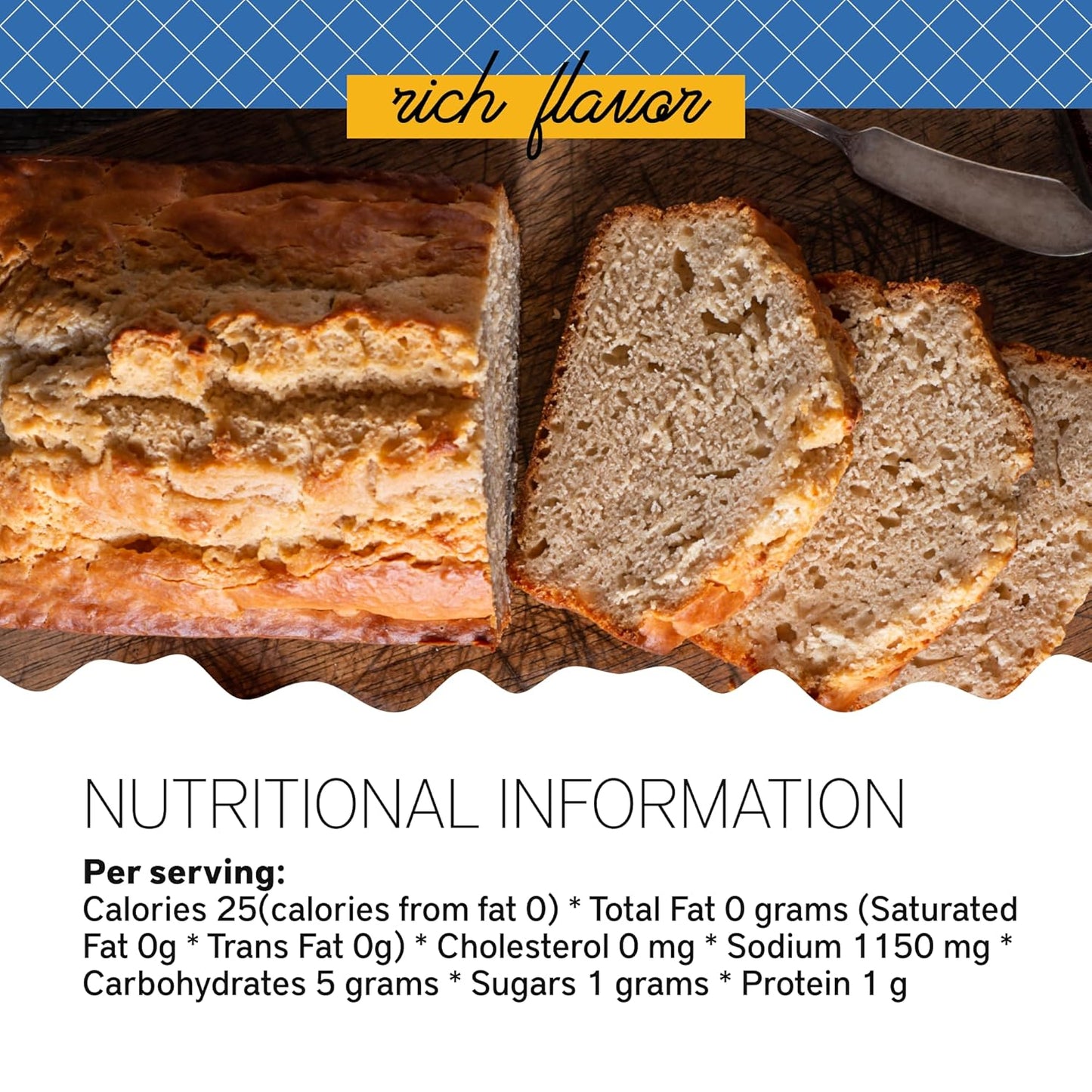 Southern Living Gourmet Beer Bread Mix, Easy-to-Bake Delight, Perfect for Potlucks & Parties, Dessert Bread, 1 Mix